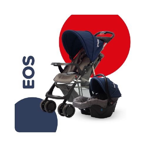 Cochecito travel system EOS azul