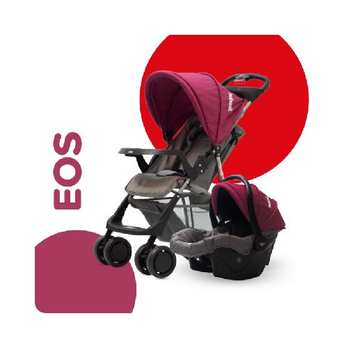 Cochecito travel system EOS morado