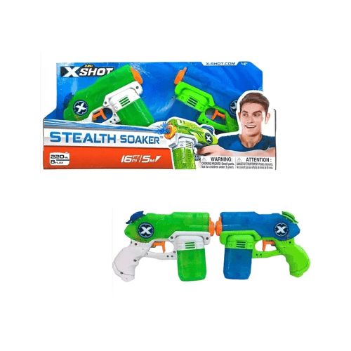 PISTOLA DE AGUA X-SHOT DOUBLE SMALL STEALTH SOAKER - Bringeri, Tienda de Electro, Tecnología y Hogar al mejor precio