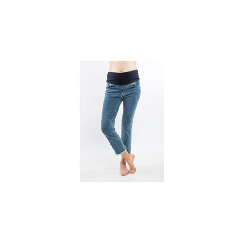 Pantalon chupin total cropped jean