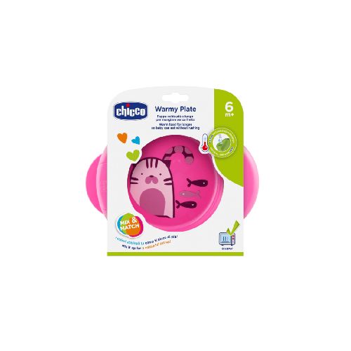 Plato Termico Chicco Rosa 6M+