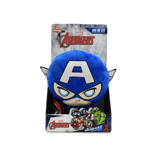 Peluche Phi Phi Toys Capitan America C/Luz 25 Cm Mv036