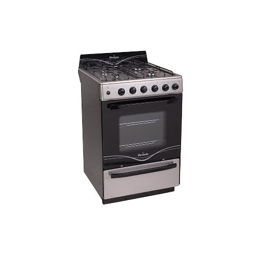 Cocina Mg Singer 5538F 4 Hornalla Acero Inox