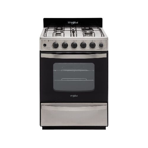 Cocina M-Gas Whirlpool 4 Hornallas Wfx57Dw Inox