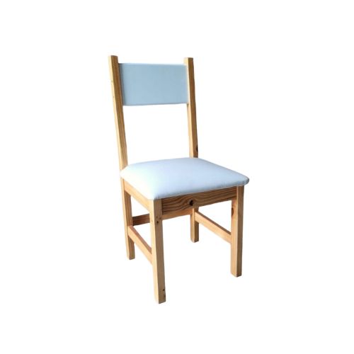 Silla De Comedor Fc Amoblamientos Cata Asiento Tapizado