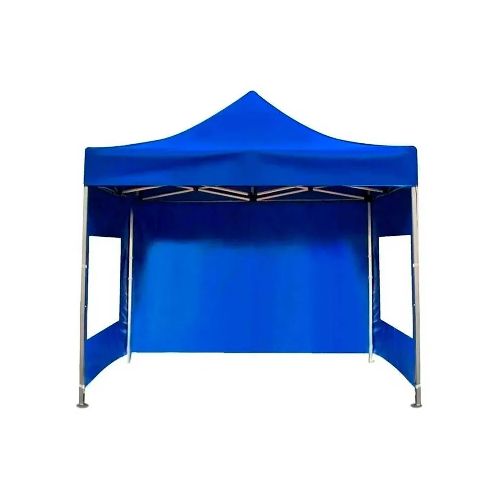 Gazebo Avelino T799002 3X3 Azul C/Lat.Plegables