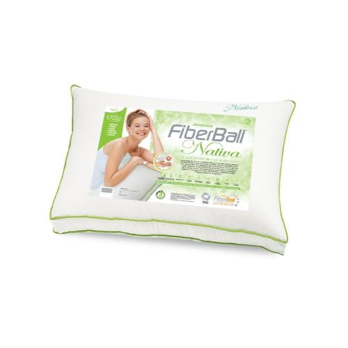 Almohada Fiberball Nativa Con Faja 0.70X0.50