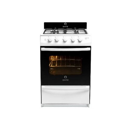 Cocina Escorial Master Style Multi Gas 4 Hornallas Blanco