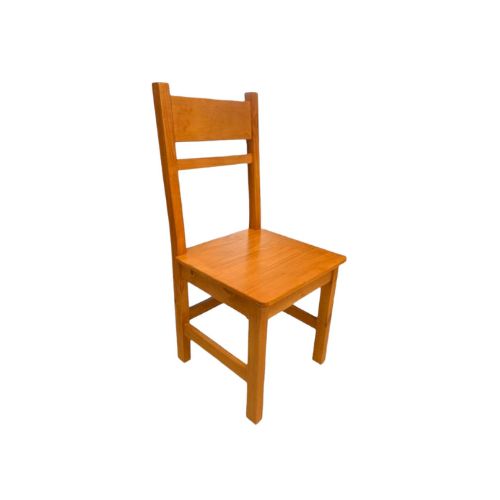 Silla De Comedor Fc Amoblamientos Cata Asiento Madera Lustrado