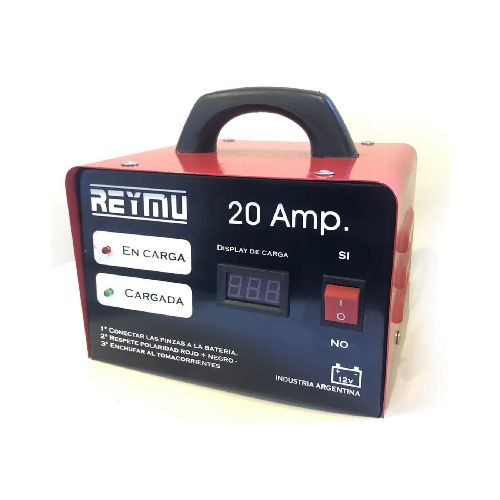 CARGADOR REYMU 20AMP / 12V AUTOMÁTICO