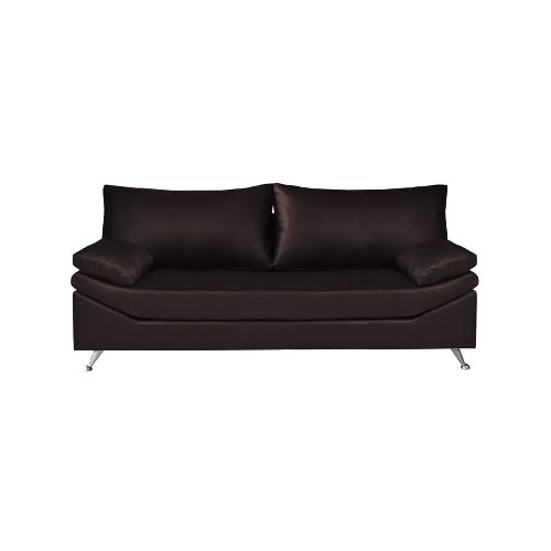 Sillón Dalí 3 Cuerpos de Eco Cuero Talampaya Chocolate - Pardo - Ofertas en Electrodomésticos, Smart TV y Muebles