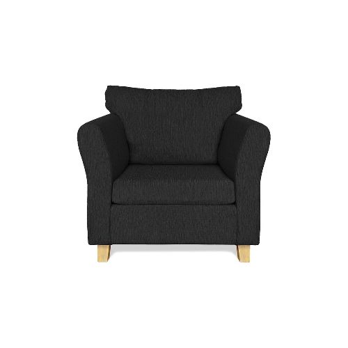 Sillón Trento 1 Cuerpo de Chenille Jumper Gris Oscuro - Pardo - Ofertas en Electrodomésticos, Smart TV y Muebles