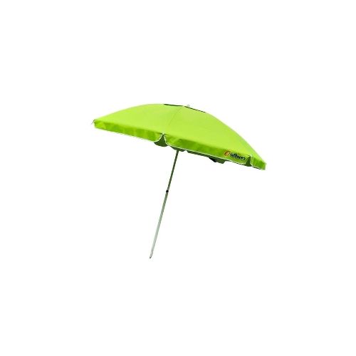 Sombrilla con deflector de Viento Reclinable Outdoors U2076 2m Verde - Pardo - Ofertas en Electrodomésticos, Smart TV y Muebles