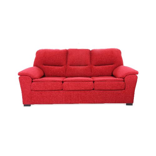 Sillón Nevada 3 Cuerpos de Chenille Zafiro Rojo - Pardo - Ofertas en Electrodomésticos, Smart TV y Muebles