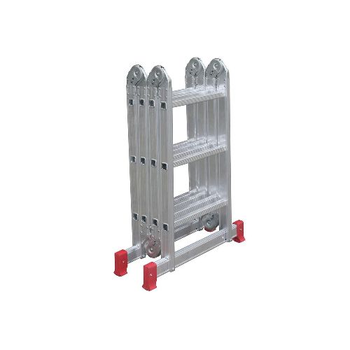 Escalera Articulada Aluminio 4X3 - Pardo - Ofertas en Electrodomésticos, Smart TV y Muebles