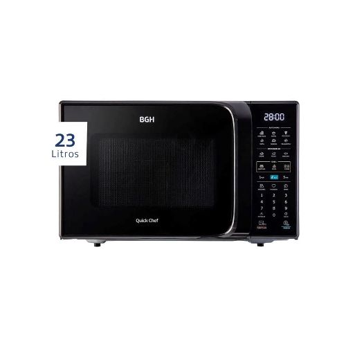 Microondas BGH NEGRO B223DN20 Digital ECO 800W 23 Lts Grill - Pardo - Ofertas en Electrodomésticos, Smart TV y Muebles