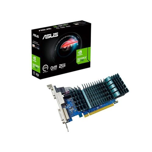 Placa de Video ASUS GeForce GT 710 2GB DDR3 EVO - Pardo - Ofertas en Electrodomésticos, Smart TV y Muebles