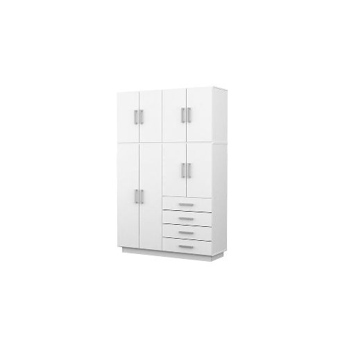 Placard Dakar Plus Mosconi 8 Ptas 56611 214x140 cm Venezia - Pardo - Ofertas en Electrodomésticos, Smart TV y Muebles