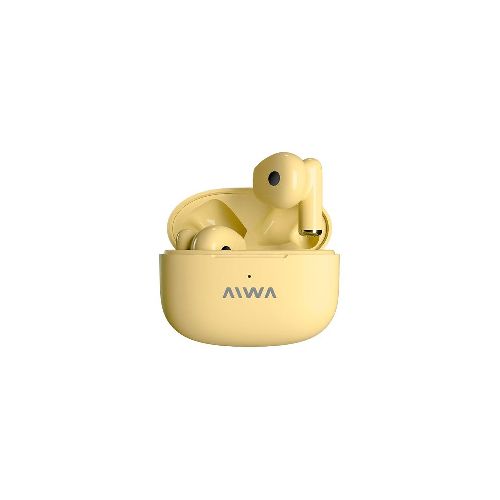 Auriculares In-Ear Inalámbricos Aiwa ATA-506A Amarillo Pastel - Pardo - Ofertas en Electrodomésticos, Smart TV y Muebles