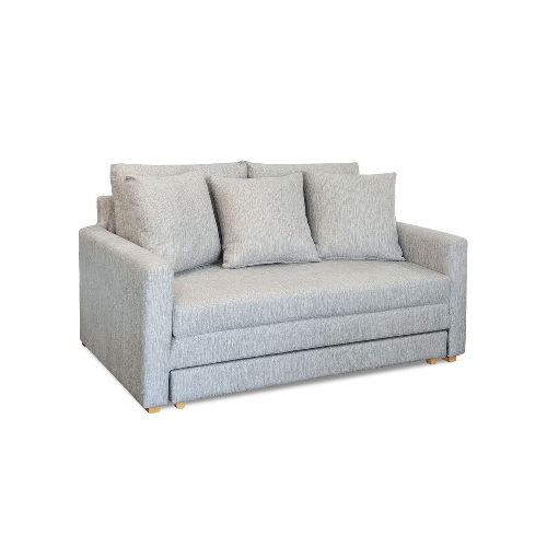 Sofá Cama Avalon 2 cuerpos Chenille Jumper Gris Claro - Pardo - Ofertas en Electrodomésticos, Smart TV y Muebles