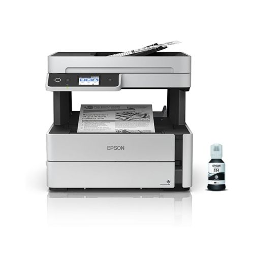 Impresora Multifuncional Inlámbrica Epson Blanco y Negro con fax y ADF EcoTank M3170 - Pardo - Ofertas en Electrodomésticos, Smart TV y Muebles