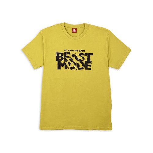 Remera Freekick Hombre Beast Mode Manga Corta Verde - Sportotal