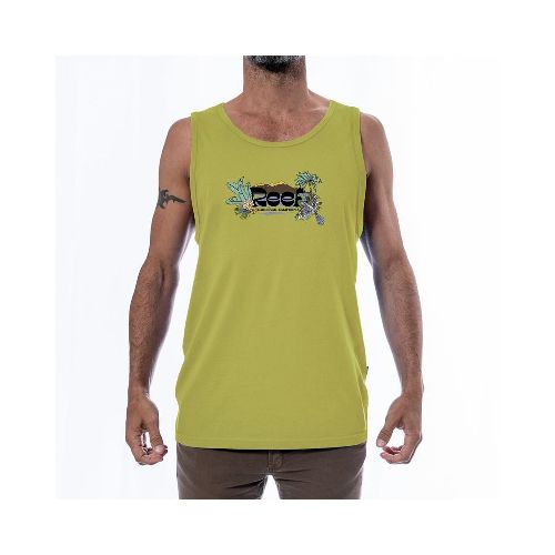 Musculosa Reef Hombre Groovie Verde - Sportotal