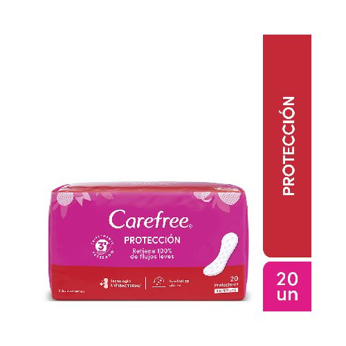 Protectores diarios CAREFREE Protección x20 un  