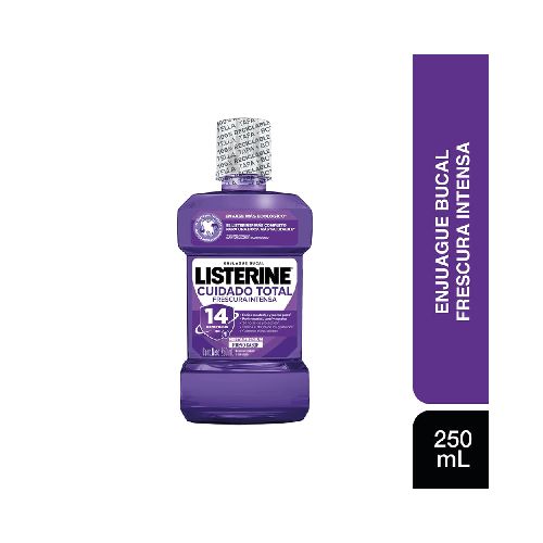 Enjuague Bucal LISTERINE CUIDADO TOTAL frescura intensa x 250 ml  