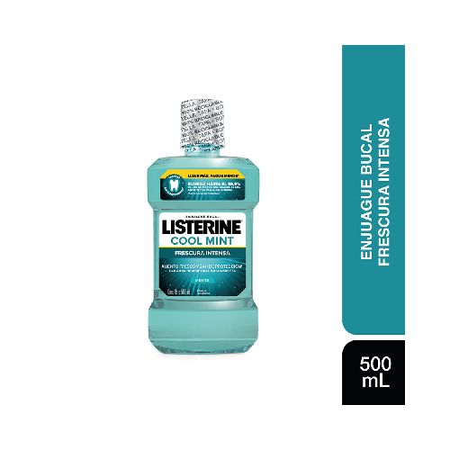 Enjuague Bucal LISTERINE COOL MINT frescuraiIntensa x 500 ml  