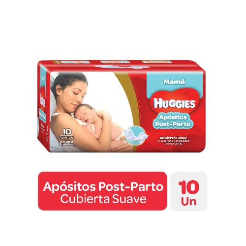 APOSITOS HUGGIES POST-PARTO MAMA X 10 U  