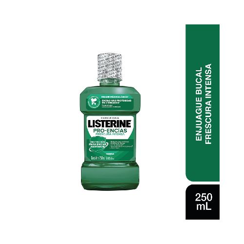 Enjuague Bucal LISTERINE PRO-ENCÍAS Frescura Intensa x250mL  