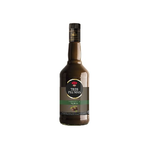 LICOR TRES PLUMAS CHOCOLATE/MENTA 700CC  