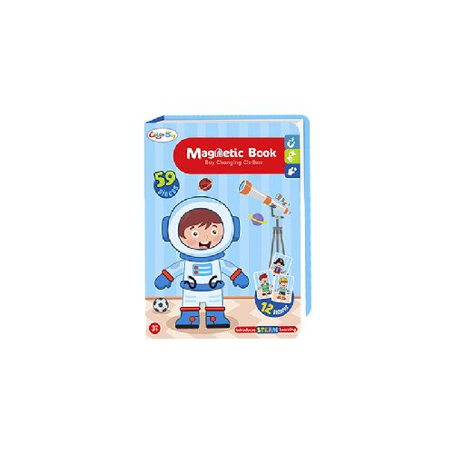 Libro Magnético Puzzle Disfraces Para Niños Magnetic Book