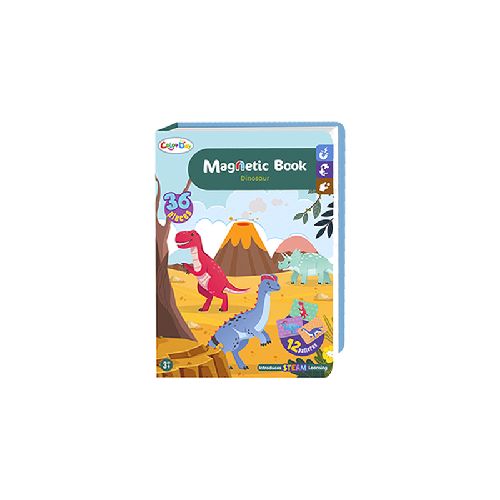 Libro Magnético Puzzle Dinosaurios Magnetic Book