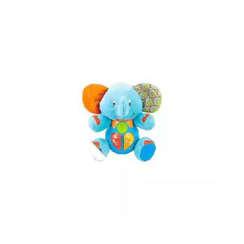 Peluche Didactico Amigo Inteligente Elefante Celeste Winfun