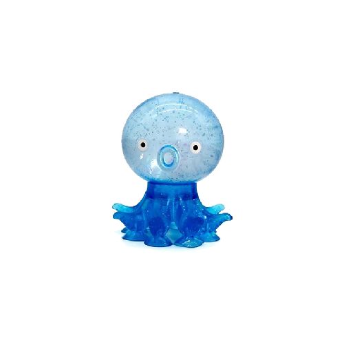 Muñecos Antiestrés Squishy Calamar Con Glitter