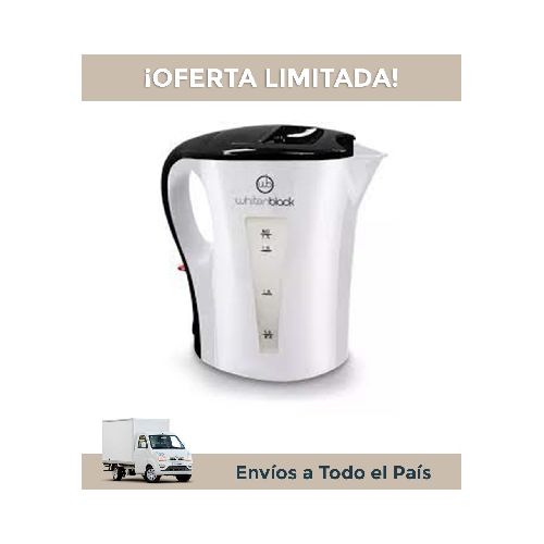 Pava Electrica Liliana Apwb17 Whitenblack Hervidora 1,7l. 2200w.