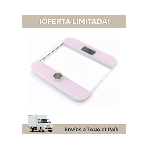 Balanza Personal Vondom Upower02p Digital Rosa Sin Pilas