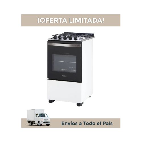 Cocina Whirlpool Wf04nbb 49,2 Cm 4 Horn, Bca/acero