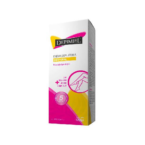 Depimiel crema depilatoria corporal para todo tipo de piel x120gr  