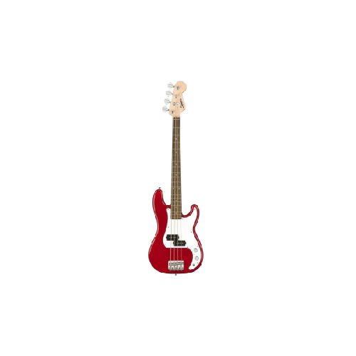 Bajo Electrico Squier Mini Precision Bass 4c Mic Negro Split Dakota Red  