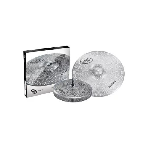 Set De Platillos Sabian QTPC501 Quiet Tone Low Volume Hi-Hat 13 y Crash 18  