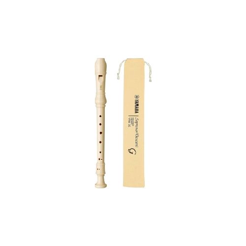 Flauta Dulce Soprano Yamaha YRS-23 Escolar Con Funda Original Color Ivory  