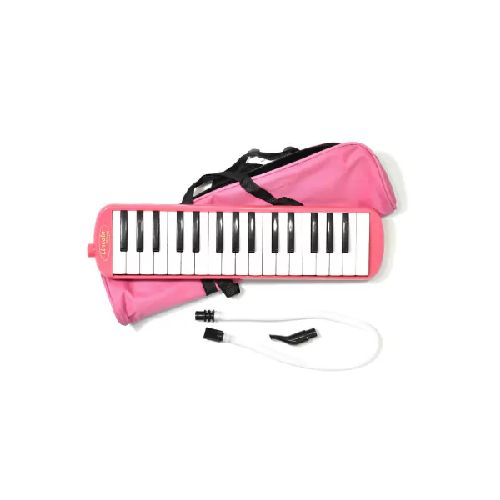 Flauta melodica Lincoln Winds ME32S-SB-P 32 notas con funda Rosa  