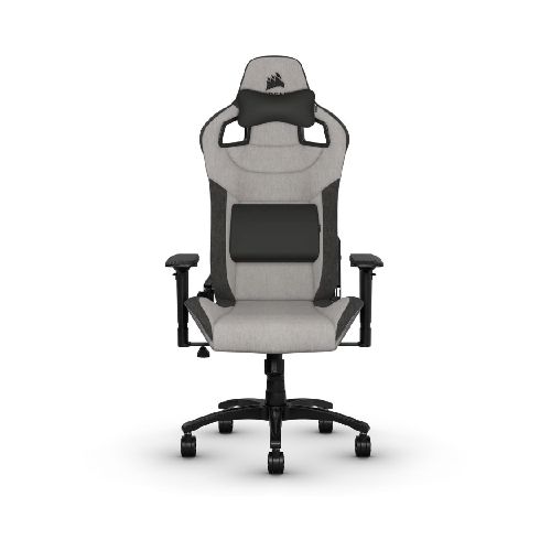 Silla Gamer Corsair T3 RUSH Gris y Gris Oscuro