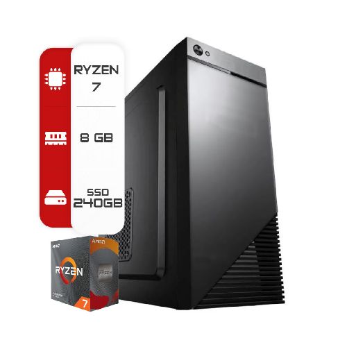 Pc Amd Ryzen 7 5700G - A520 - 8GB -Ssd 240Gb  