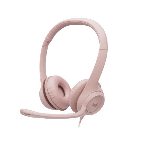 Auricular Chat Logitech H390 Usb Rosa