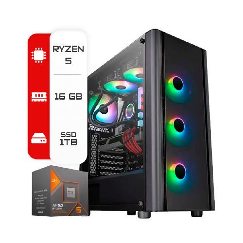 Pc Amd Ryzen 5 8600G-16Gb-1TB-650W  Amd Ryzen 7