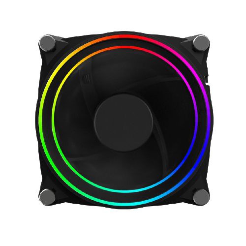 Cooler Gabinete Gamemax Dual Ring Big Bowl Argb Rainbow 120MM